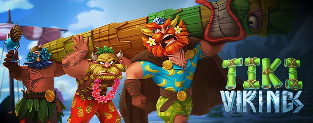 Tiki Vikings slot game with Viking characters